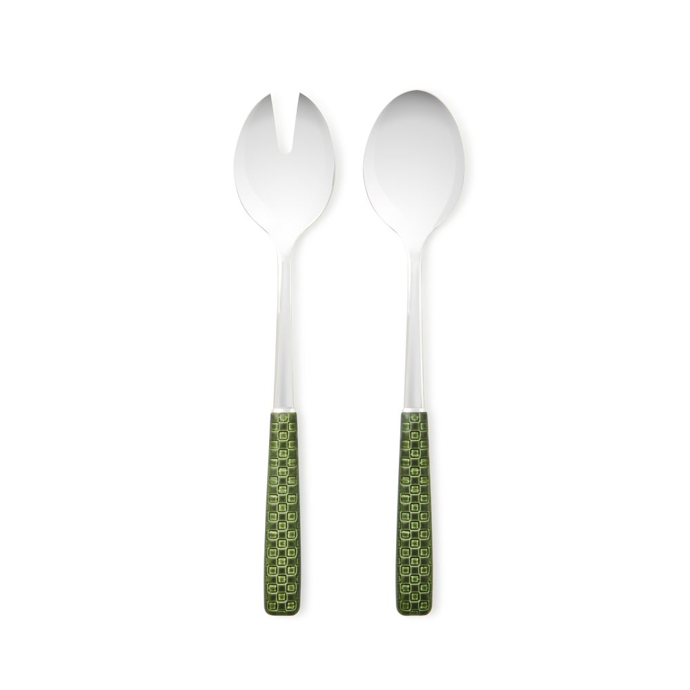 Everyday Salad Serving Set - Green mackenzie-childs Panama imagen 1