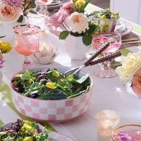 Everyday Leather Salad Serving Set