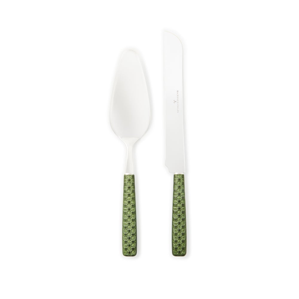 Everyday Cake Serving Set mackenzie-childs Panama imagen 1