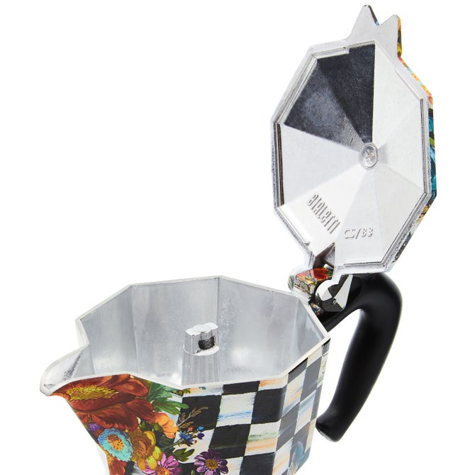 Courtly Flower Market 3 Cup Moka Pot image number 2
