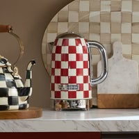 Cherry Check Electric Kettle