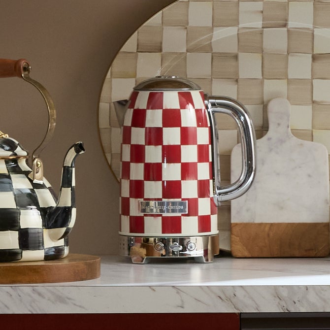 Cherry Check Electric Kettle image number 2