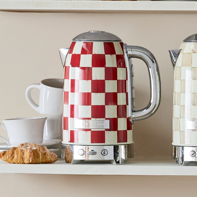 Cherry Check Electric Kettle image number 3