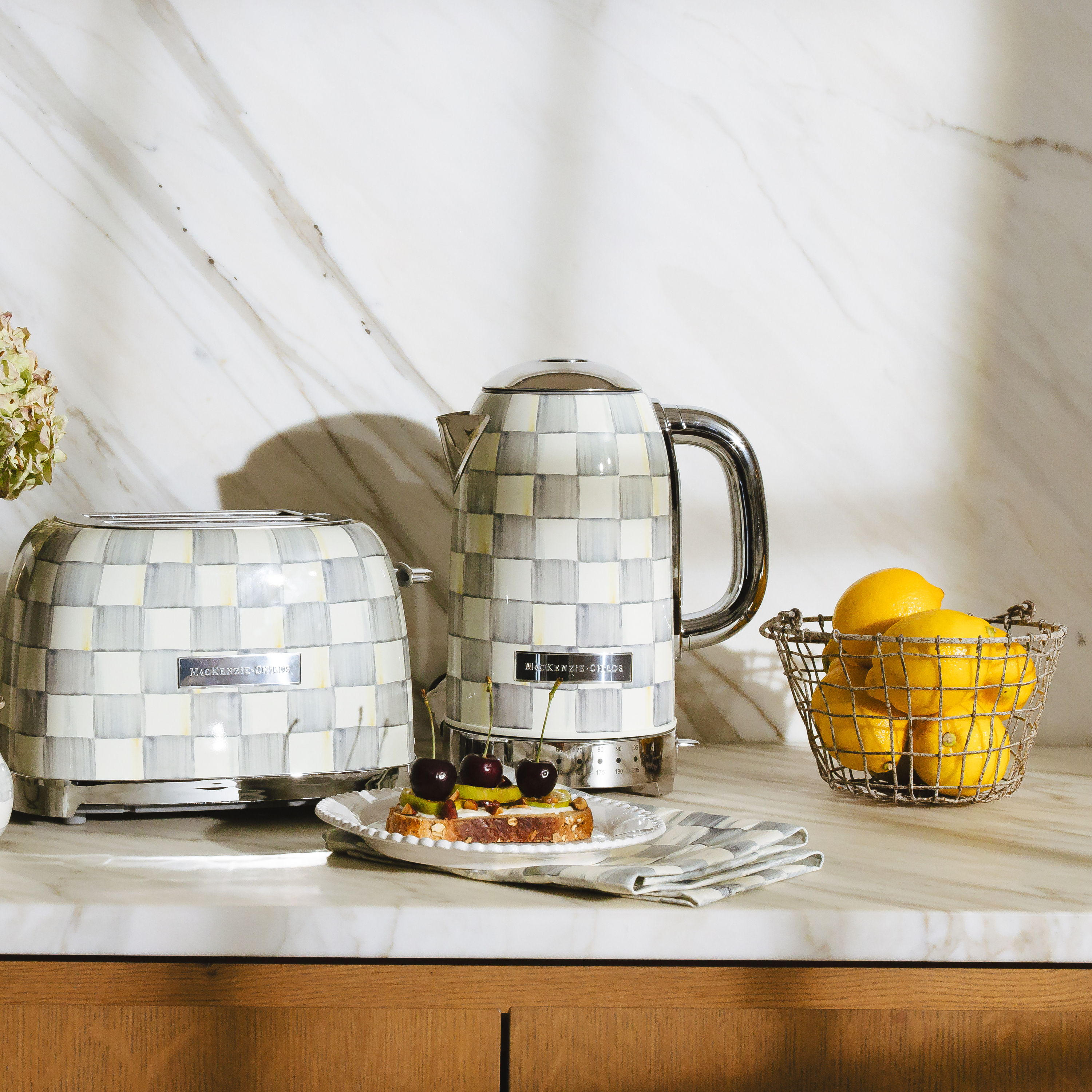 MacKenzie-Childs 8-Cup Electric Kettle | Sterling Check - Thumbnail 5