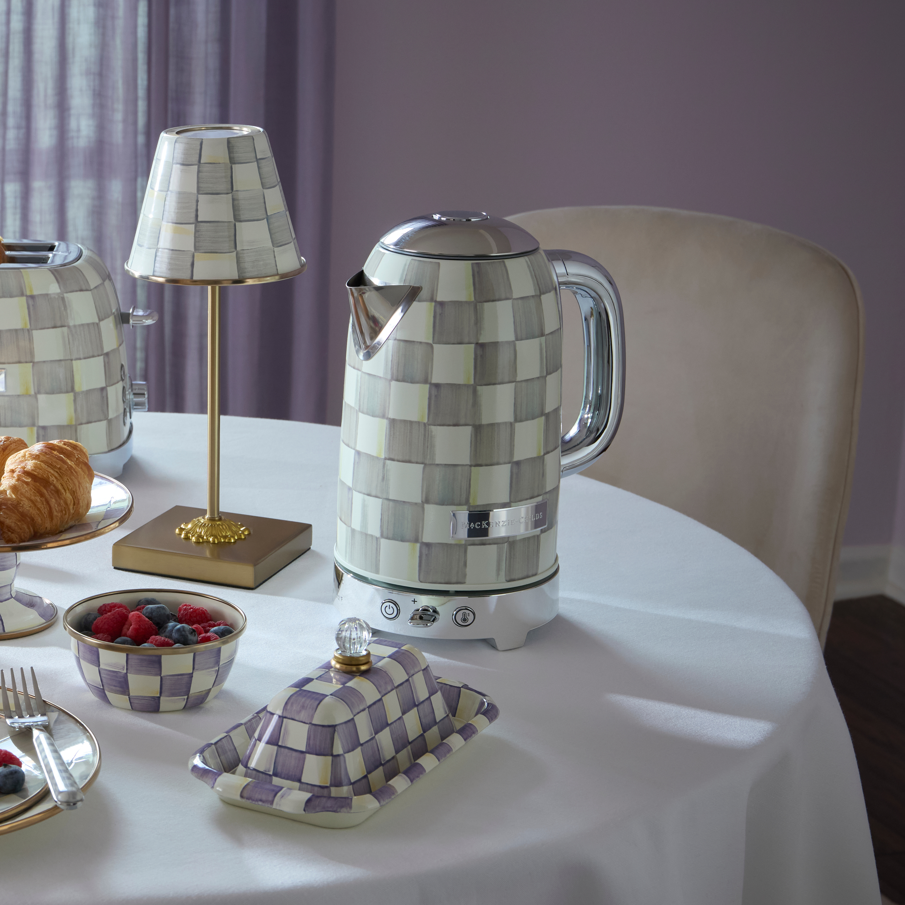 MacKenzie-Childs 8-Cup Electric Kettle | Sterling Check