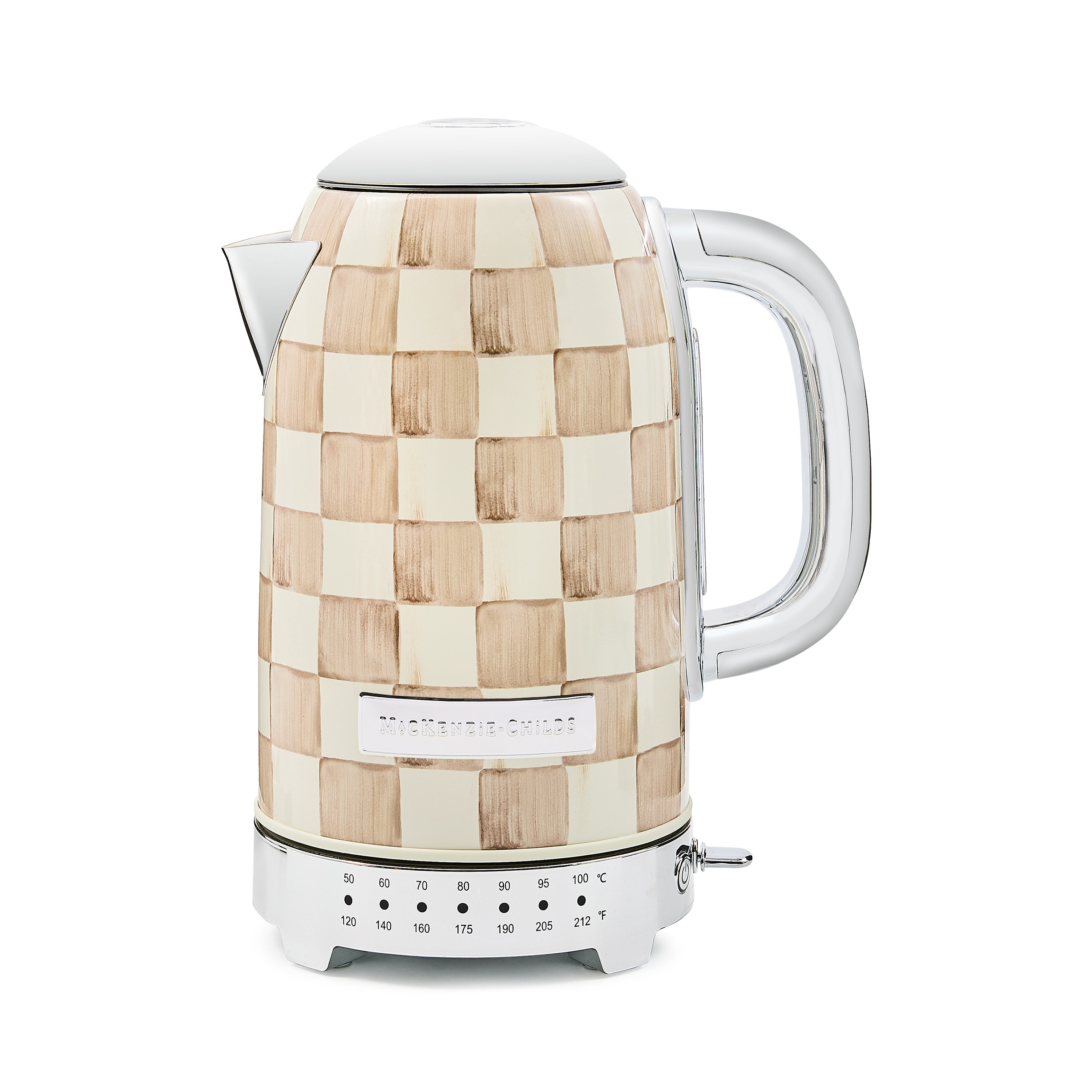 MacKenzie-Childs Mocha Check Teacup