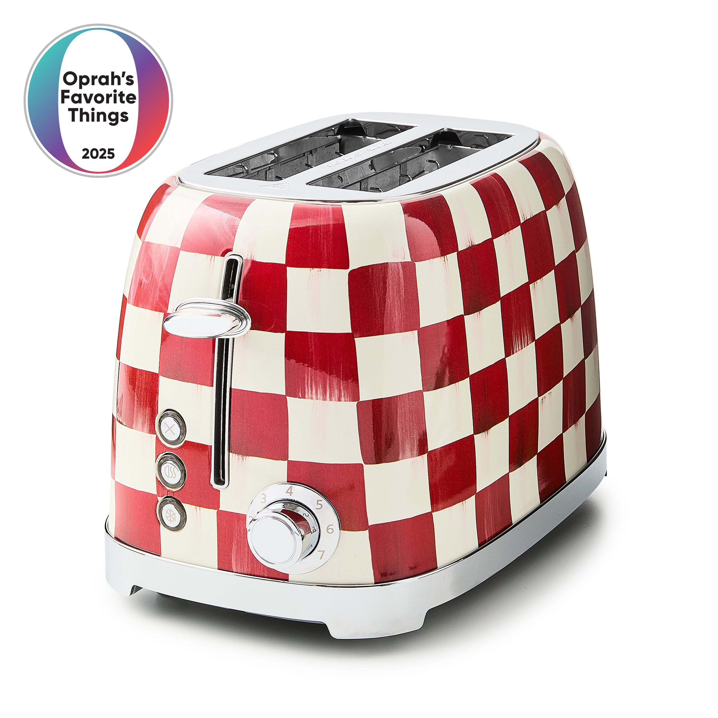 MacKenzie-Childs Cherry Check Toaster - Thumbnail 2