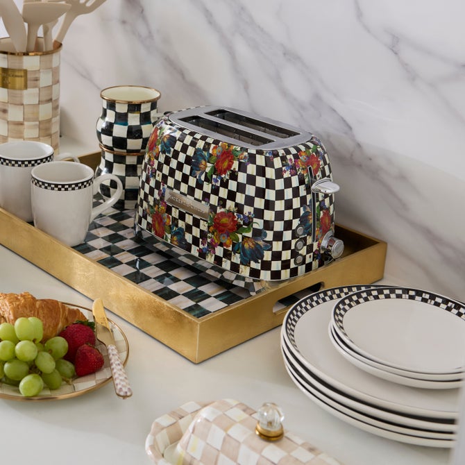 Courtly Flower Market 2-Slice Toaster image number 1