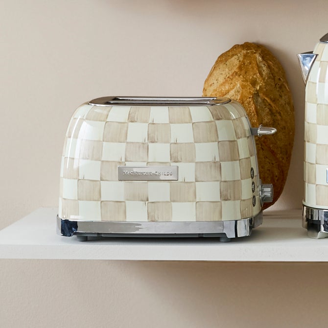 Mocha Check 2-Slice Toaster image number 6