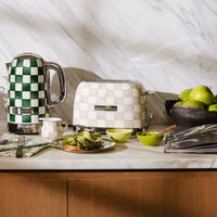 Mocha Check 2-Slice Toaster