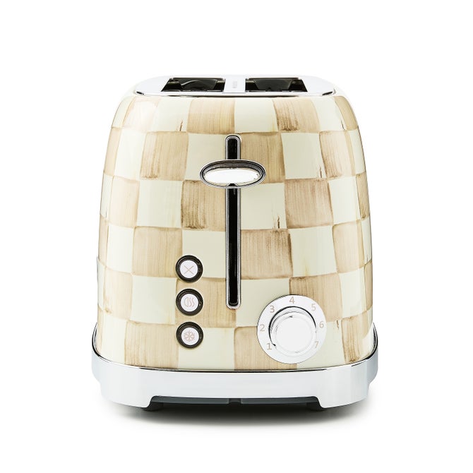 Mocha Check 2-Slice Toaster image number 4