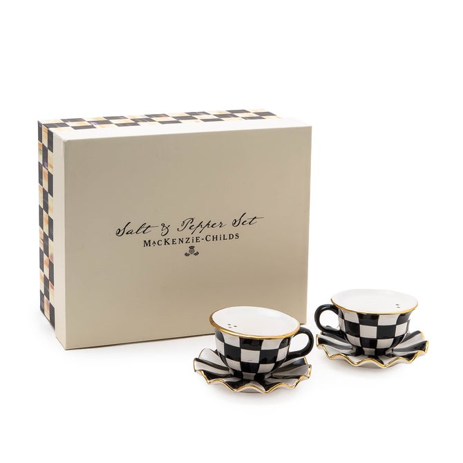 Courtly Teacup Salt & Pepper Set image number 3