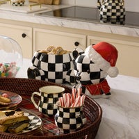 Courtly Santa Bear Cookie Jar