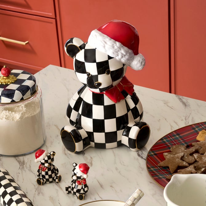 Courtly Santa Bear Cookie Jar image number 5