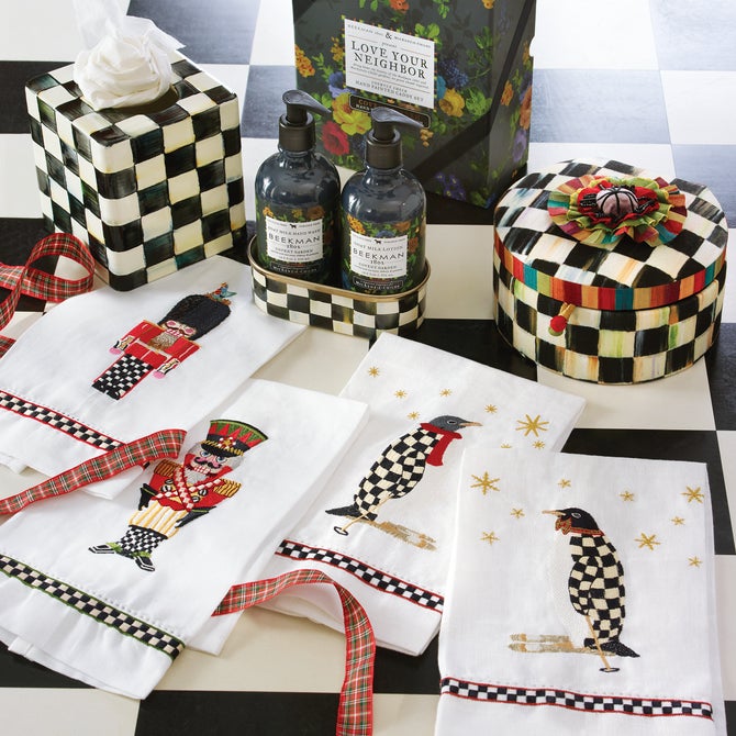 Courtly Check Round Jewelry Box image number 2