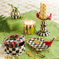 Courtly Check Round Jewelry Box