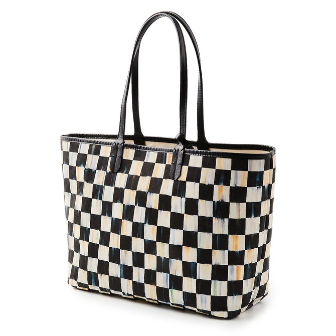 Courtly Check Marche Medium Tote image number 0