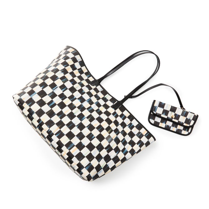 Courtly Check Marche Large Tote image number 1