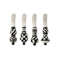 Courtly Check Party Spreaders, Set of 4