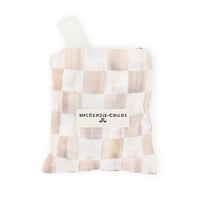 Mocha Check To Go Tote