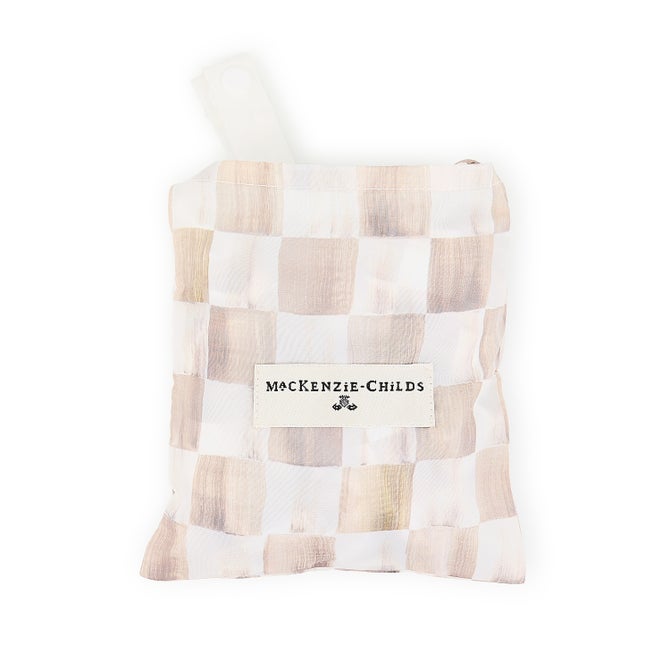 Mocha Check To Go Tote image number 2