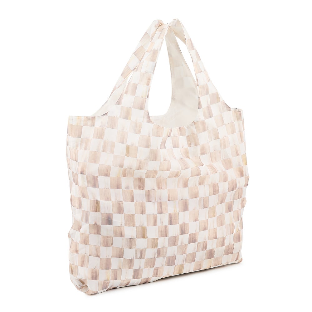 To Go Tote - Mocha Check mackenzie-childs Panama imagen 1