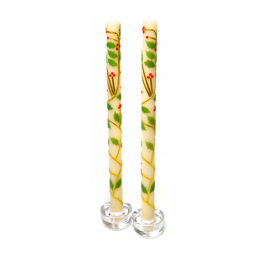 Holly Dinner Candles, Set of 2 mackenzie-childs Panama imagen 1