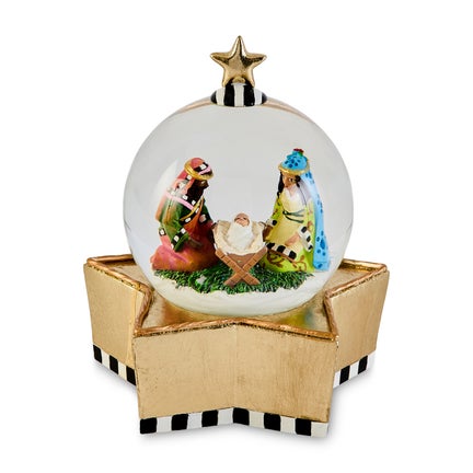 Patience Brewster Nativity Snow Globe
