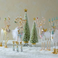 Patience Brewster Moonbeam Sisal Elf Tree Figures