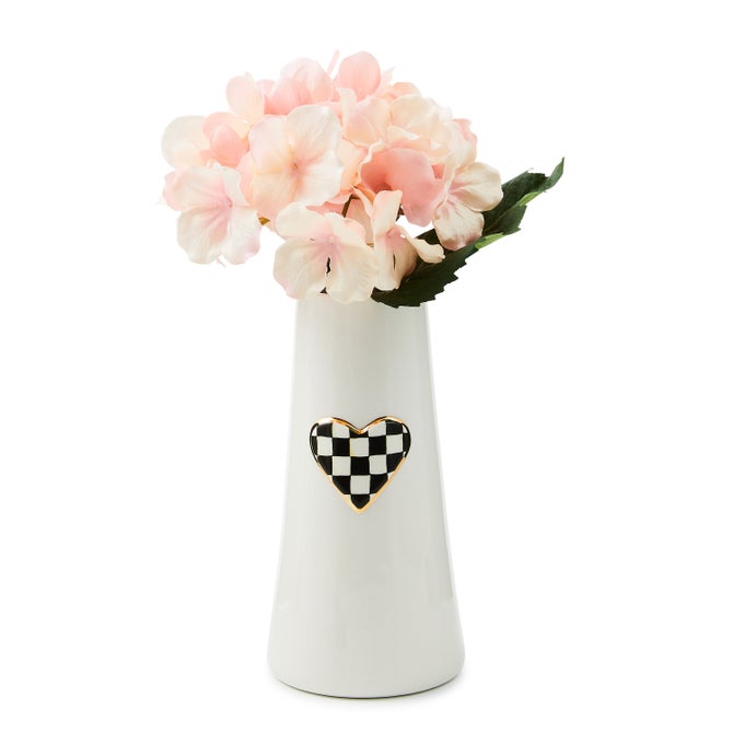 Courtly Check Tall Heart Vase image number 1