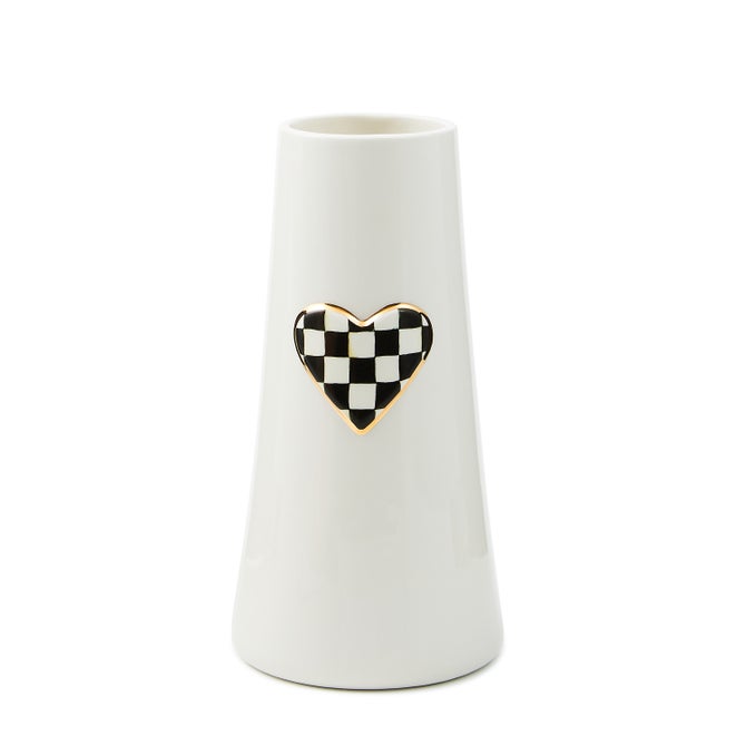 Courtly Check Tall Heart Vase image number 0