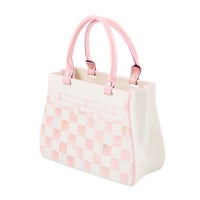 Rosy Check Doodles Handbag Vase