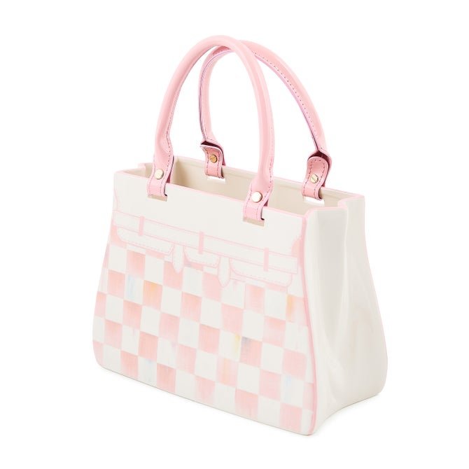 Rosy Check Doodles Handbag Vase image number 2