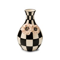 Blush Poppy Check Vase