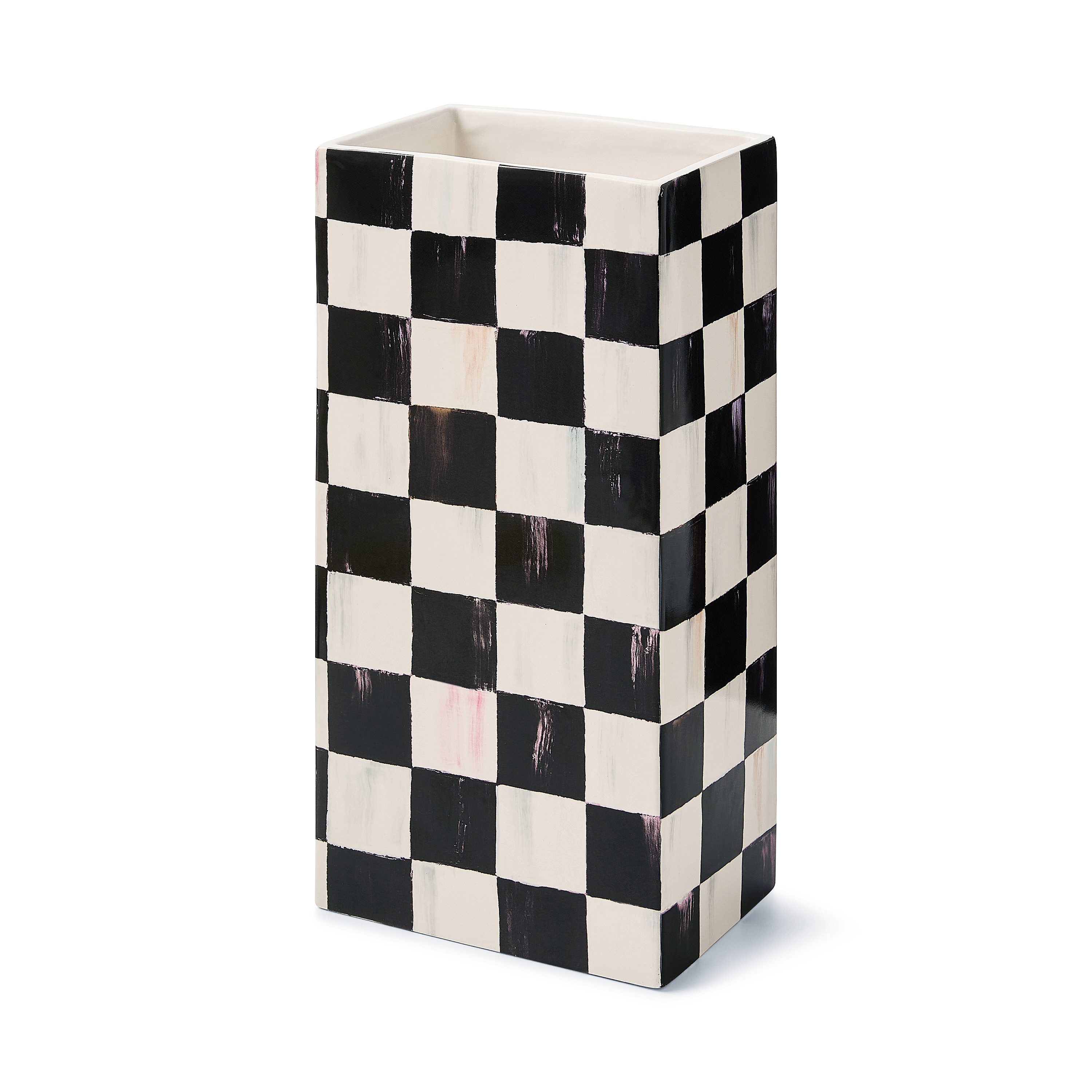 Courtly Check Pillar Vase