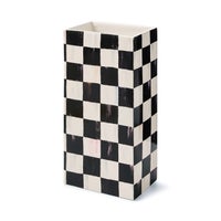 Courtly Check Pillar Vase
