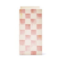 Rosy Check Pillar Vase