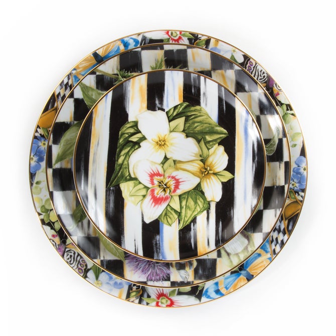 Thistle & Bee Salad Plate - Trillium image number 4