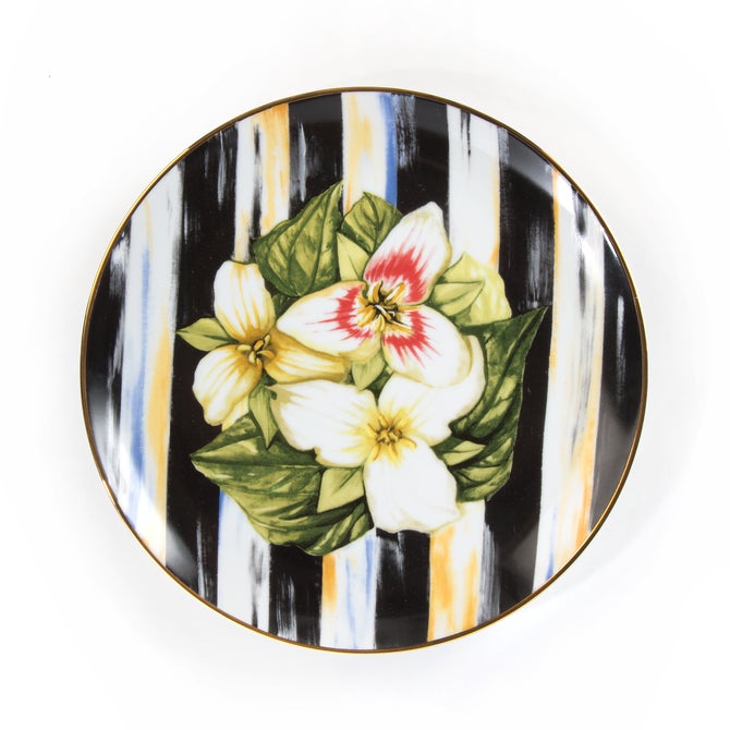 Thistle & Bee Salad Plate - Trillium image number 0