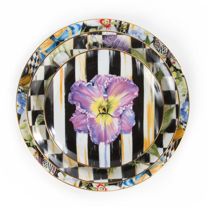 Thistle & Bee Salad Plate - Iris image number 4