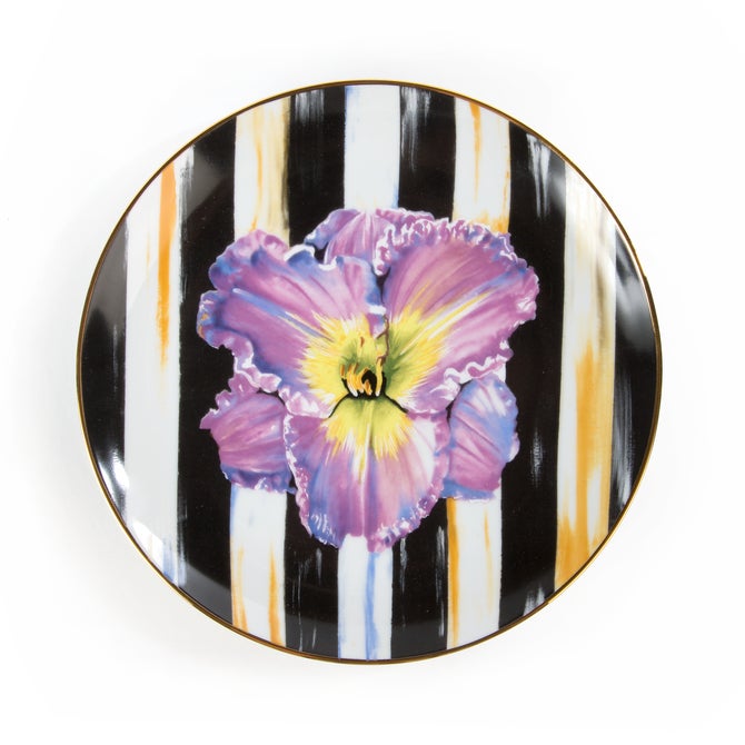 Thistle & Bee Salad Plate - Iris image number 0