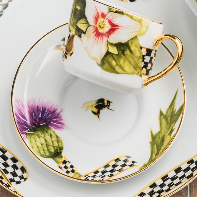 Thistle & Bee Saucer image number 3