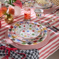 Multi Check Round Platter