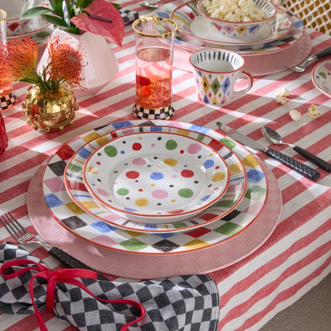 Multi Check Round Platter image number 2