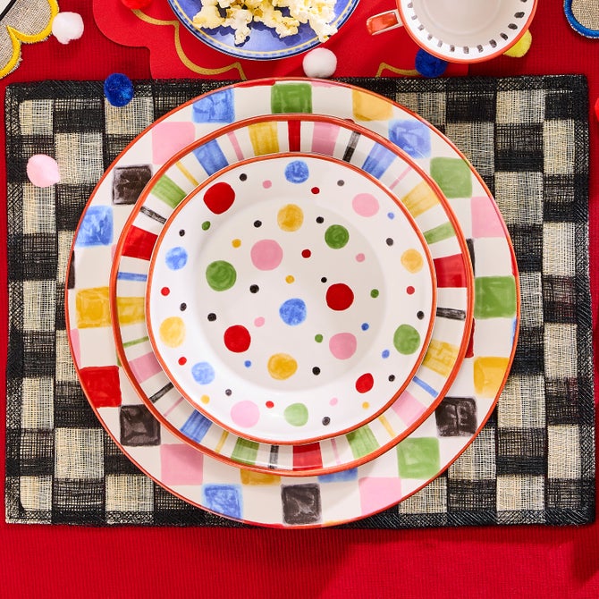 Multi Check Round Platter image number 4