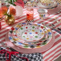 Multi Check Round Platter