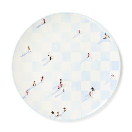 Gray Malin Ski Holiday Dinner Plates, Set of 4