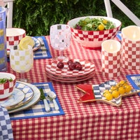 Cherry Check Dinnerware