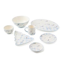 Gray Malin Ski Holiday Dinnerware, Set of 4
