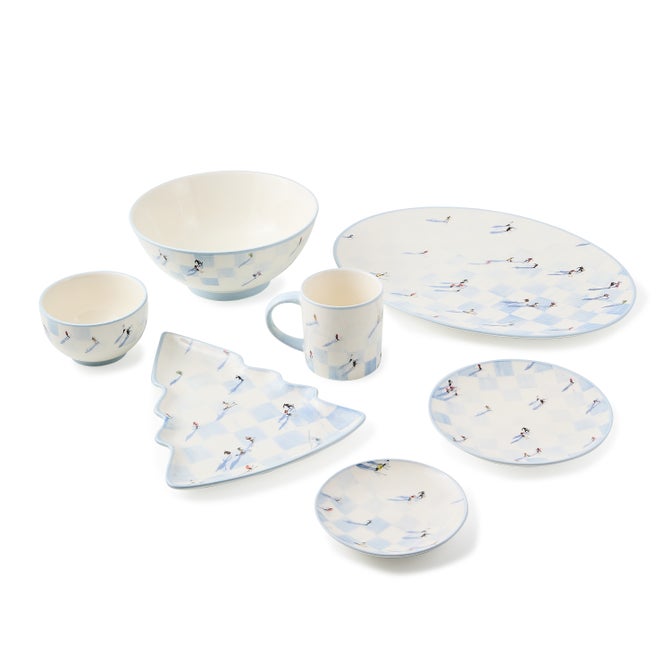 Gray Malin Ski Holiday Dinnerware, Set of 4 image number 5